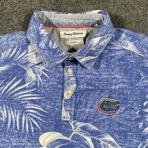 Florida Gators Tommy Bahama Hawaiian Floral Pima Cotton Polo Shirt Mens Small